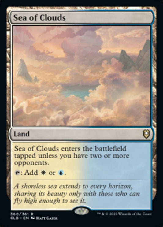 Sea of Clouds - (Foil): Commander Legends: Battle for Baldur's Gate