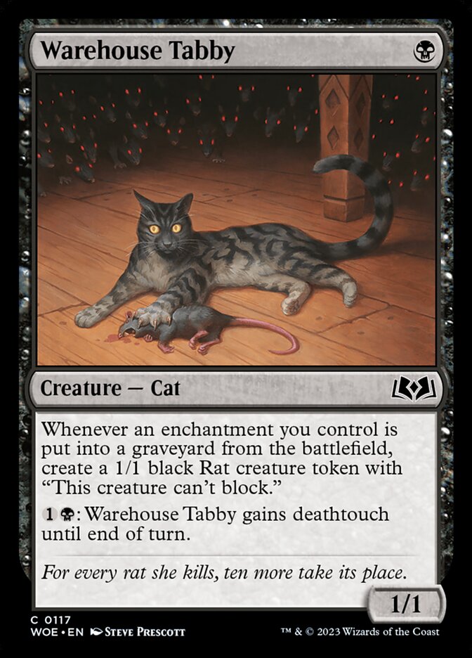 Warehouse Tabby - (Foil): Wilds of Eldraine