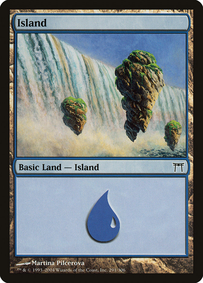 Island (#291) - (Foil): Champions of Kamigawa