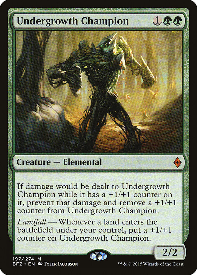 Undergrowth Champion - (Foil): Battle for Zendikar