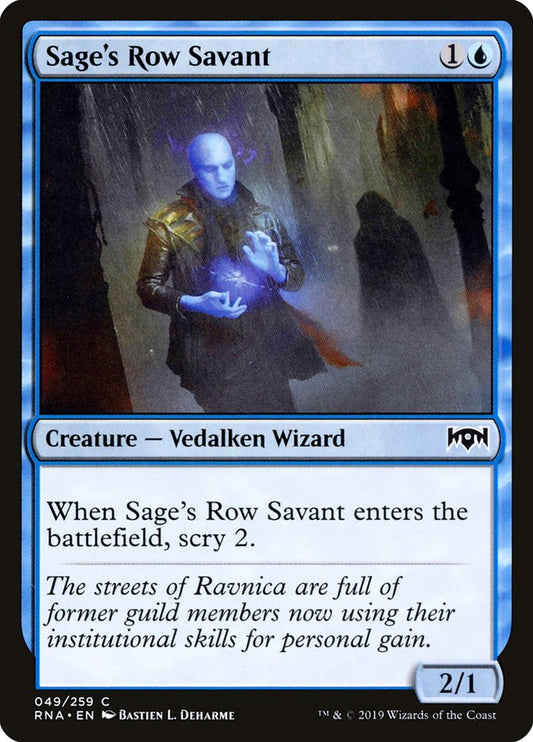 Sage's Row Savant: Ravnica Allegiance