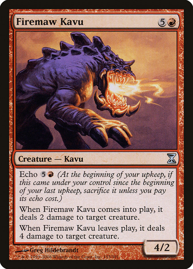 Firemaw Kavu: Time Spiral