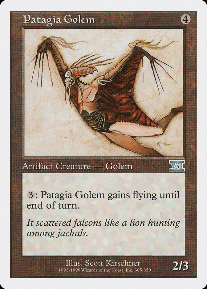 Patagia Golem: Classic Sixth Edition