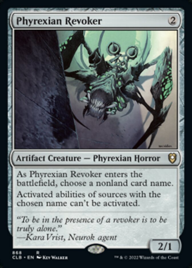 Phyrexian Revoker: Commander Legends: Battle for Baldur's Gate