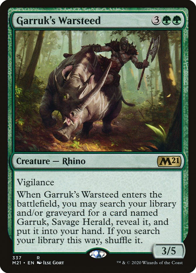 Garruk's Warsteed (Planeswalker Deck): Core Set 2021