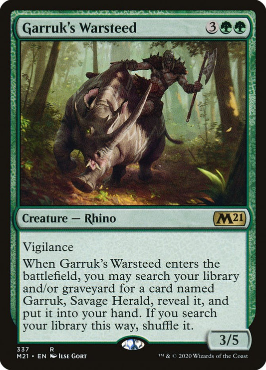 Garruk's Warsteed (Planeswalker Deck): Core Set 2021