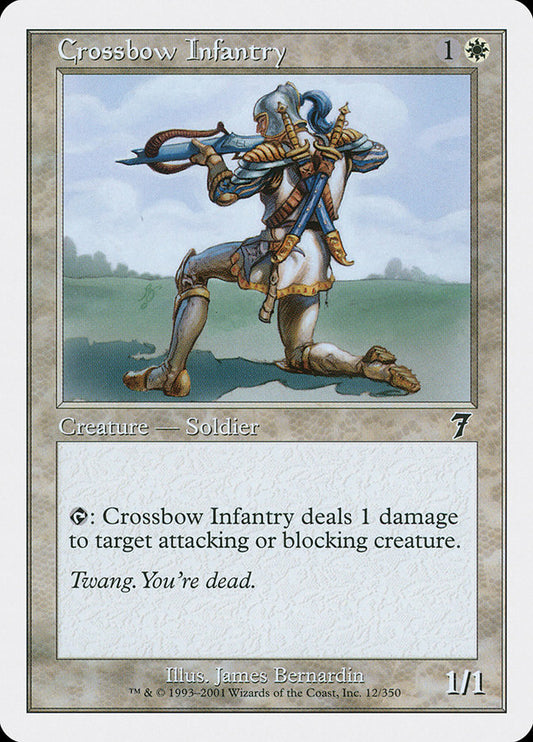 Crossbow Infantry - (Foil): Seventh Edition