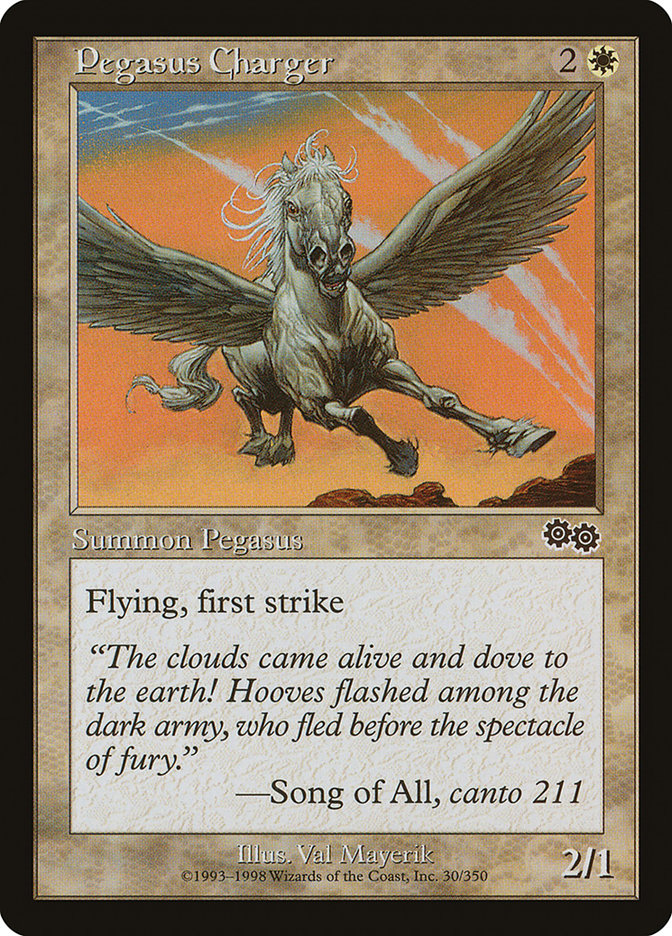 Pegasus Charger: Urza's Saga