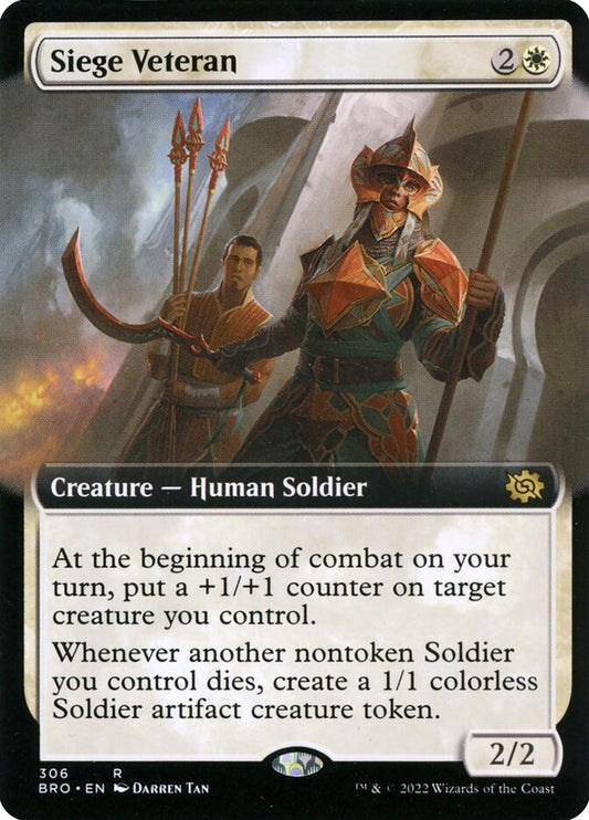 Siege Veteran (Extended Art): The Brothers' War