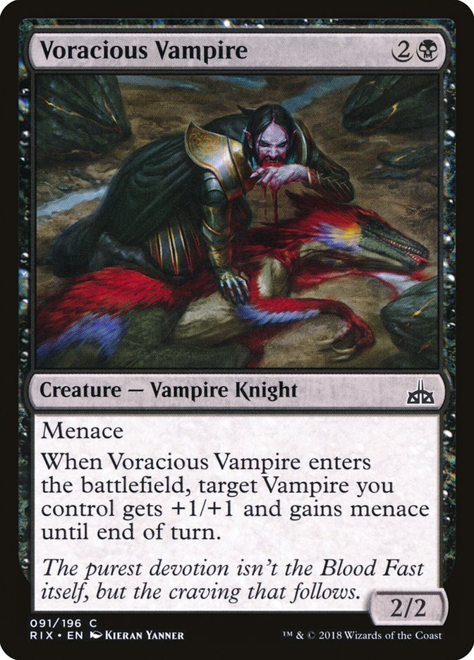 Voracious Vampire: Rivals of Ixalan