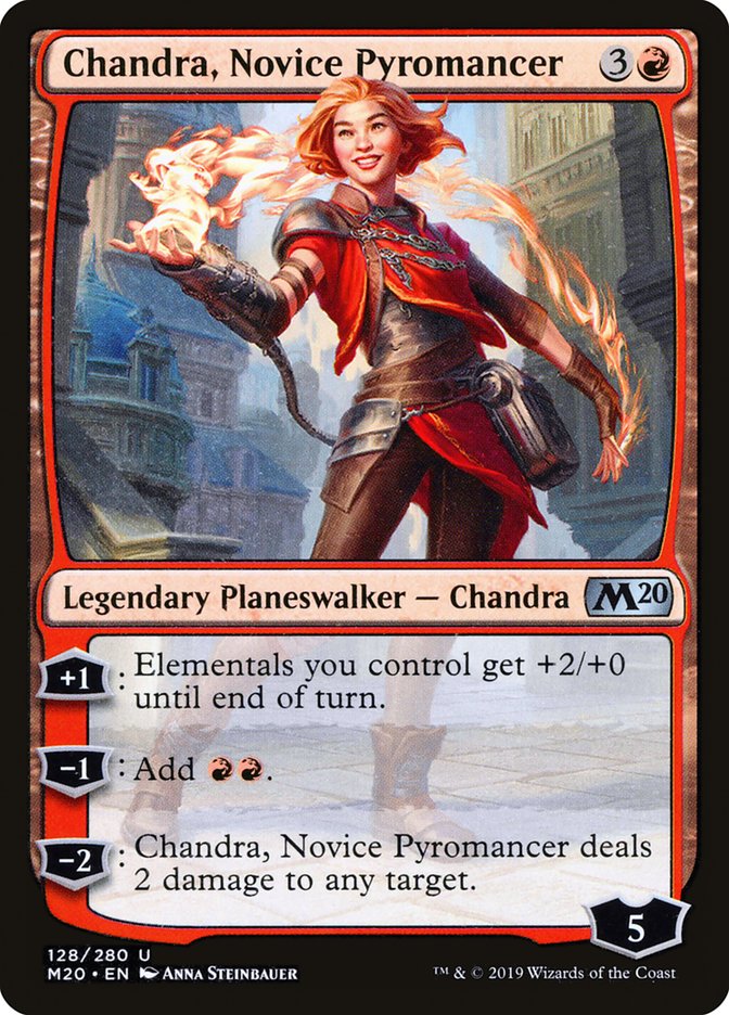 Chandra, Novice Pyromancer - (Foil): Core Set 2020
