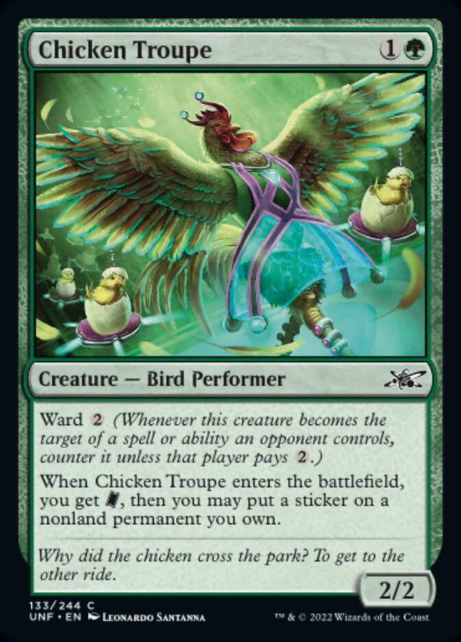 Chicken Troupe - (Foil): Unfinity