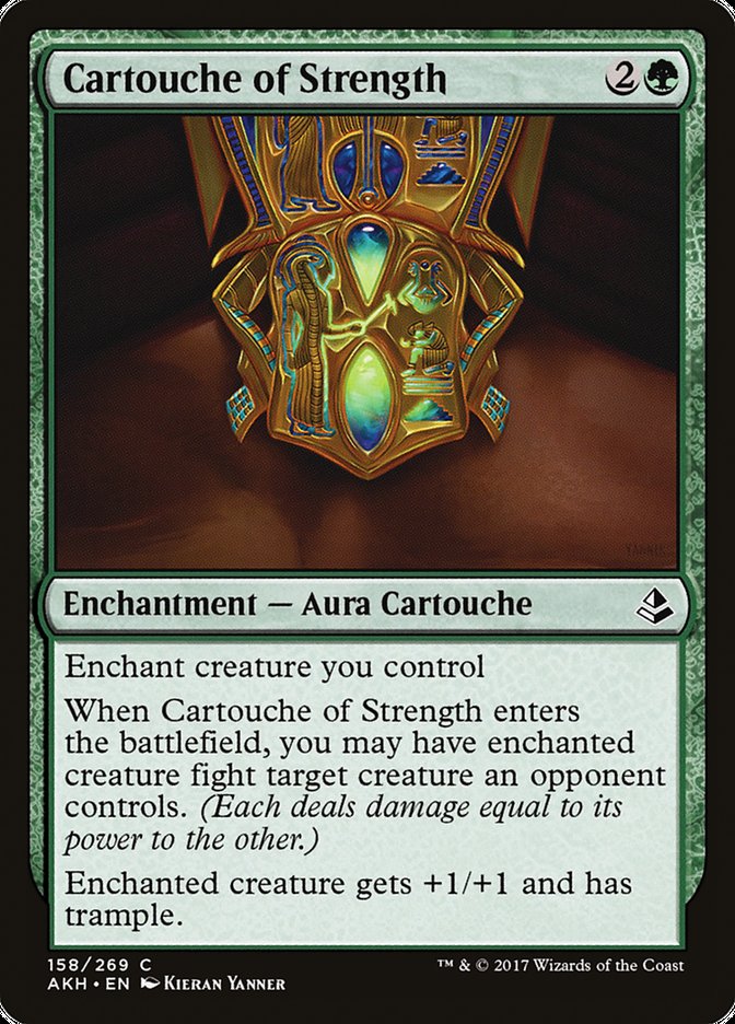Cartouche of Strength - (Foil): Amonkhet