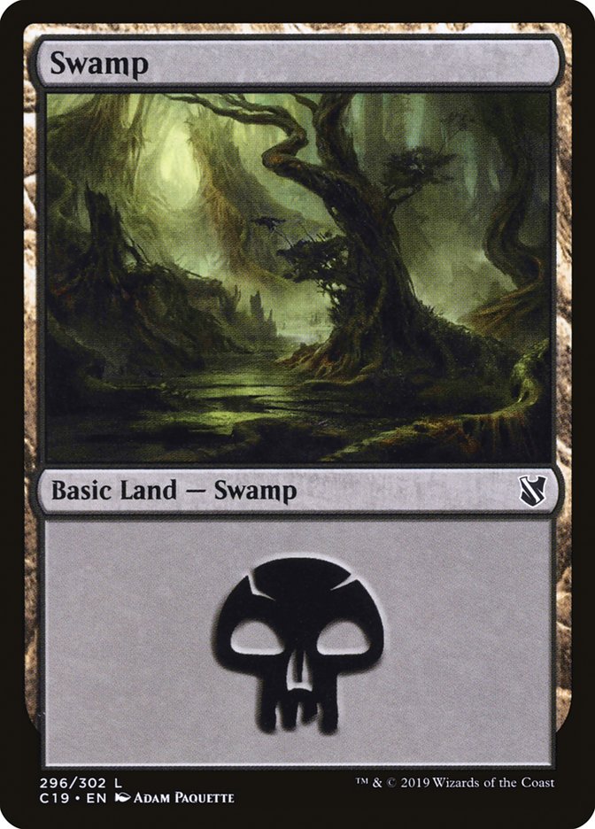 Swamp (#296): Commander 2019