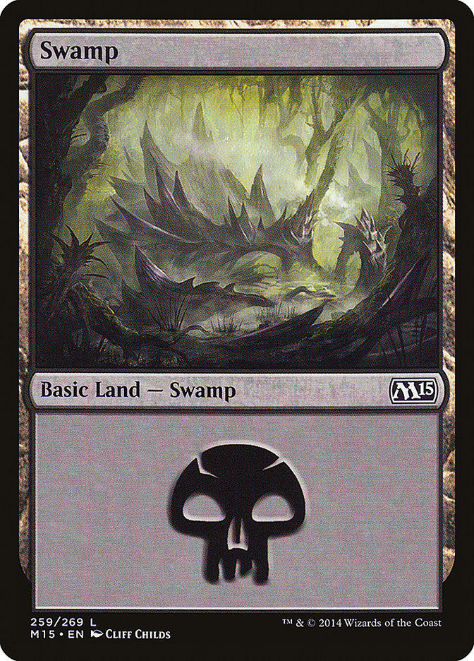 Swamp (#259) - (Foil): Magic 2015