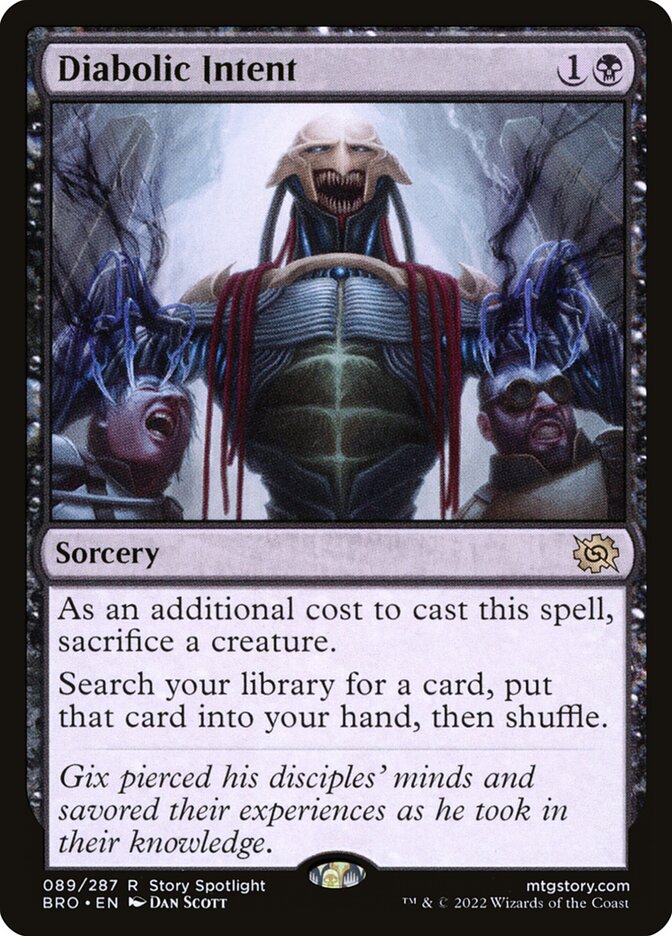 Diabolic Intent - (Foil): The Brothers' War