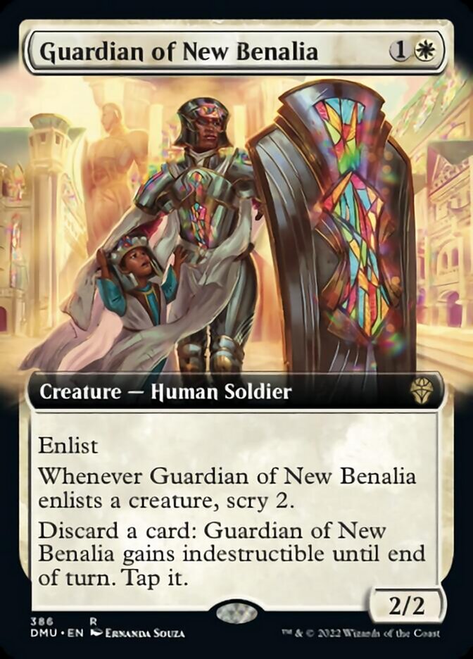 Guardian of New Benalia (Extended Art): Dominaria United