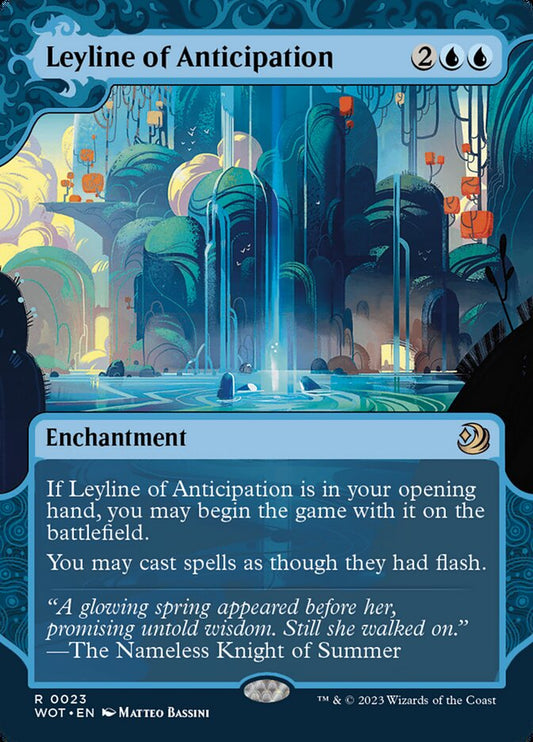 Leyline of Anticipation (#023) - (Foil): Wilds of Eldraine: Enchanting Tales