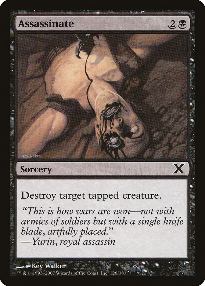 Assassinate - (Foil): Tenth Edition