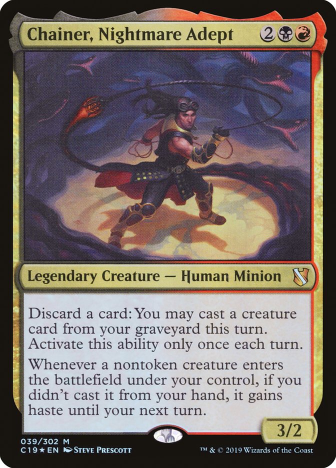 Chainer, Nightmare Adept - (Foil): Commander 2019