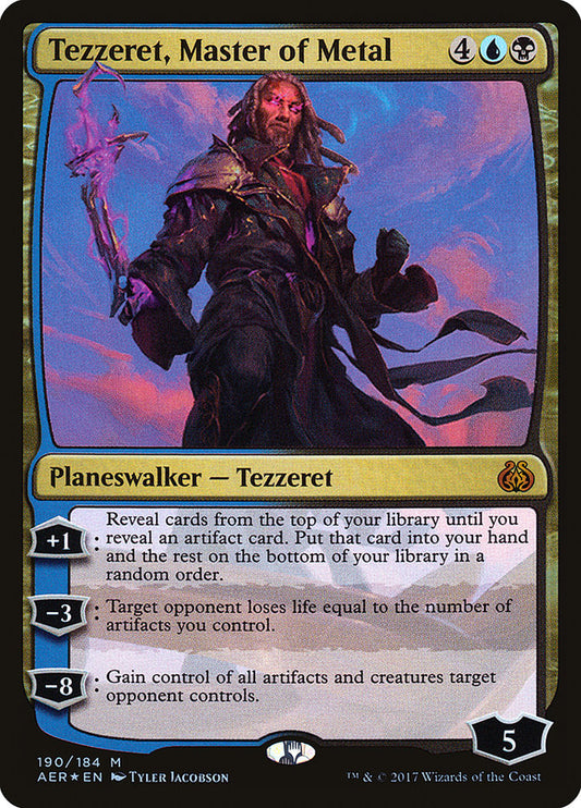 Tezzeret, Master of Metal (Planeswalker Deck) - (Foil): Aether Revolt
