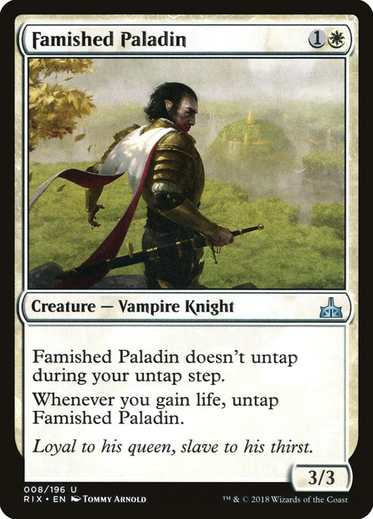 Famished Paladin: Rivals of Ixalan