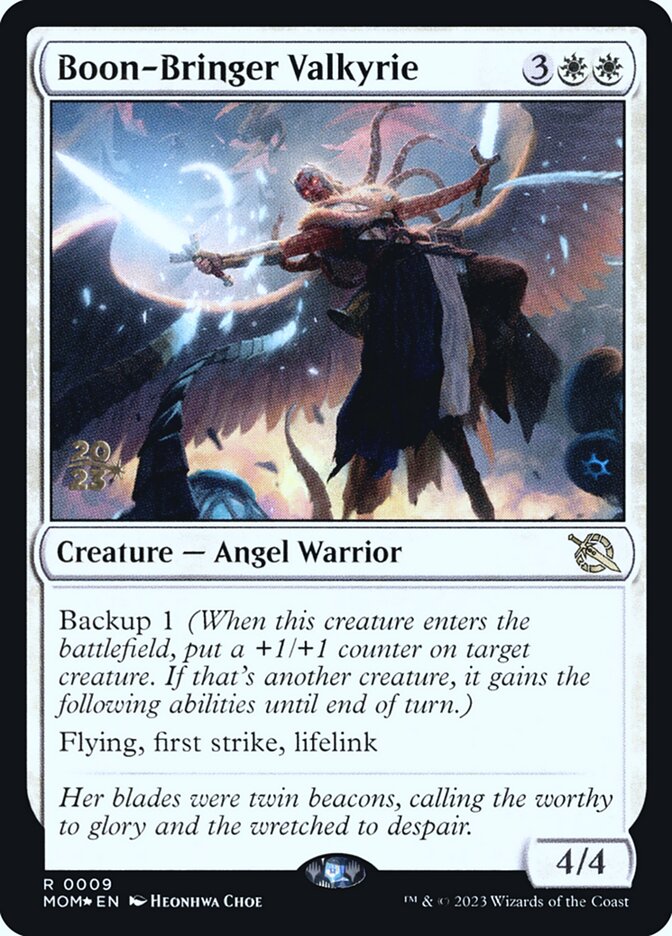 Boon-Bringer Valkyrie - (Foil): March of the Machine Promos