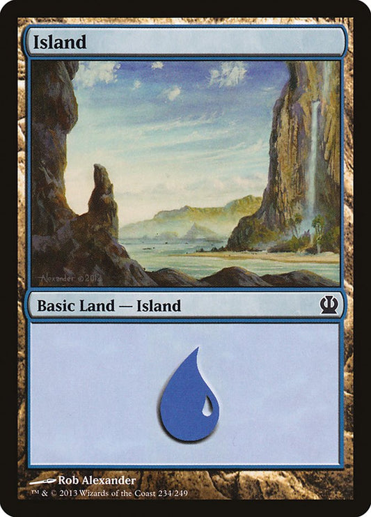 Island (#234) - (Foil): Theros