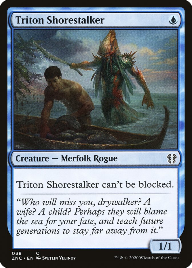 Triton Shorestalker: Zendikar Rising Commander