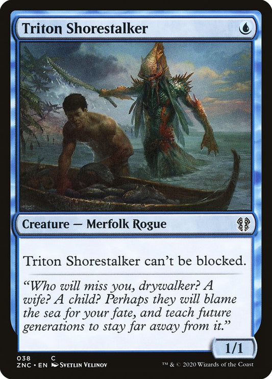 Triton Shorestalker: Zendikar Rising Commander