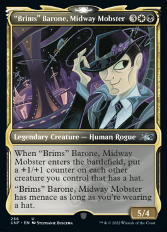 "Brims" Barone, Midway Mobster (Showcase) - (Foil): Unfinity
