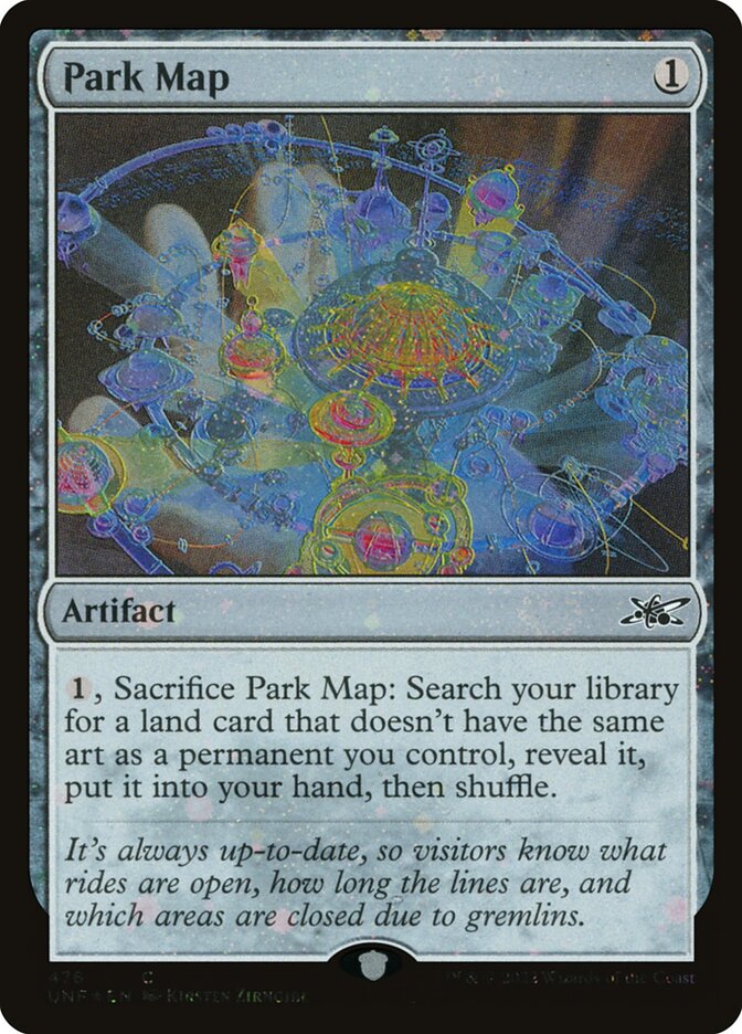 Park Map (Galaxy Foil) - (Foil): Unfinity