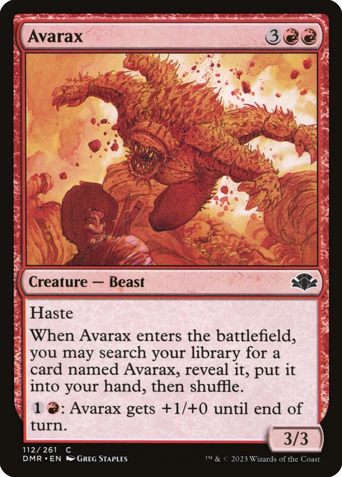Avarax - (Foil): Dominaria Remastered