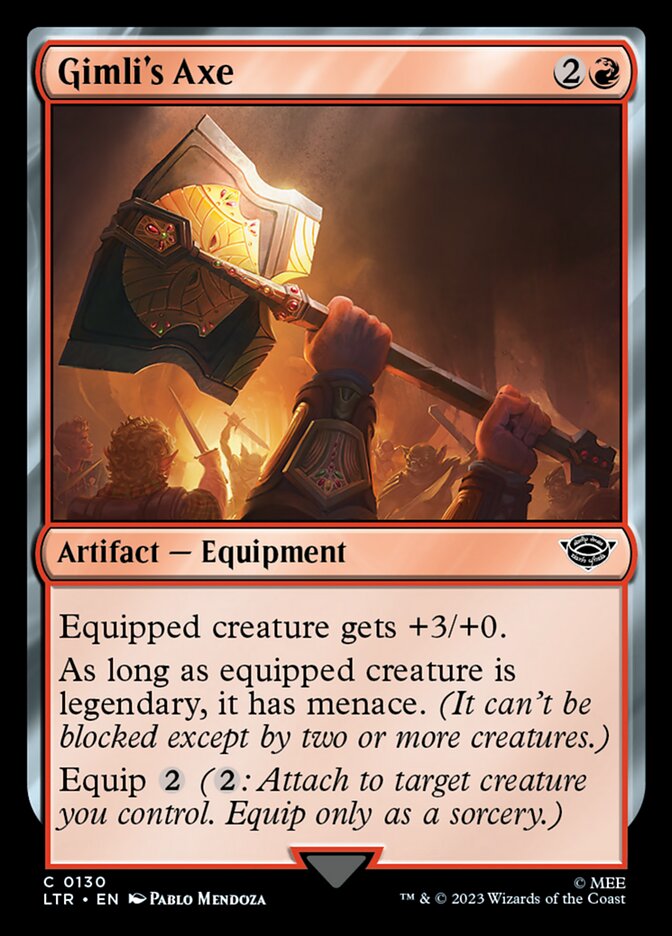 Gimli's Axe - (Foil): The Lord of the Rings: Tales of Middle-earth