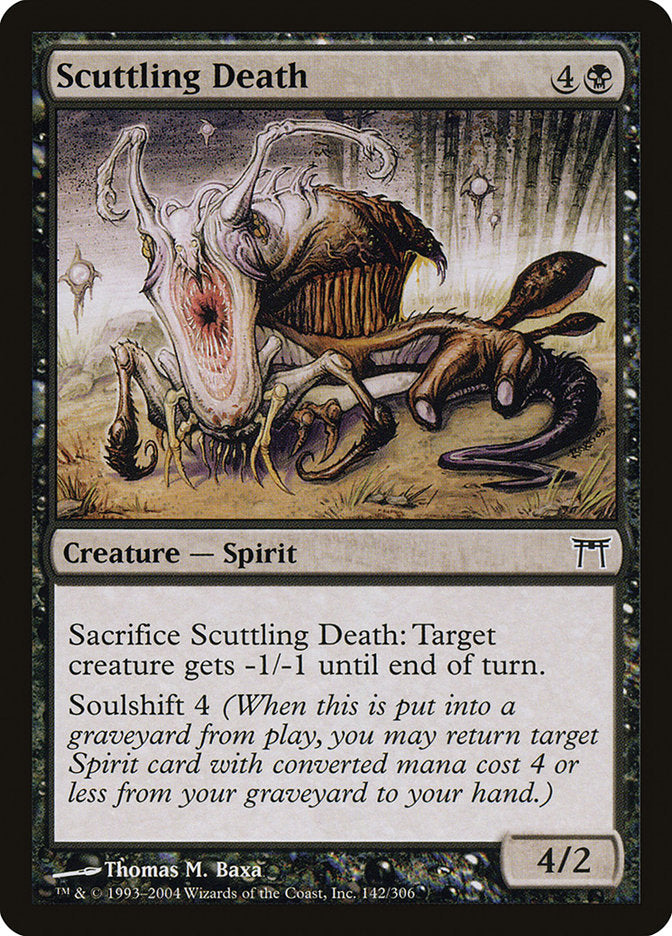 Scuttling Death - (Foil): Champions of Kamigawa