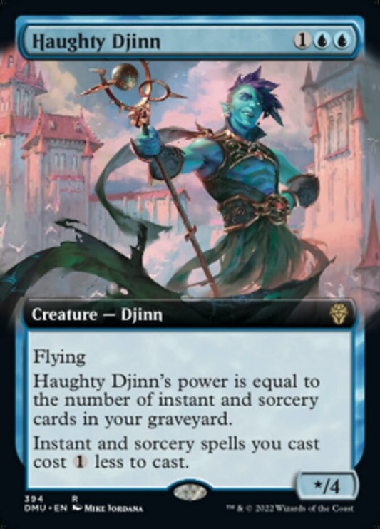 Haughty Djinn (Extended Art): Dominaria United