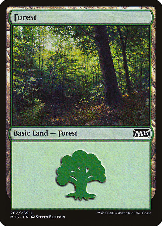 Forest (#267) - (Foil): Magic 2015