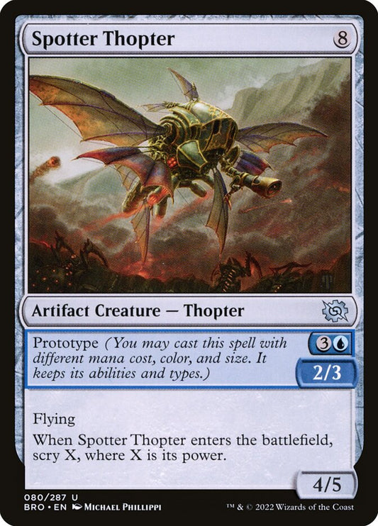 Spotter Thopter - (Foil): The Brothers' War