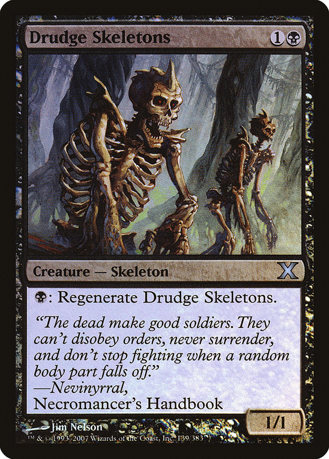 Drudge Skeletons - (Foil): Tenth Edition