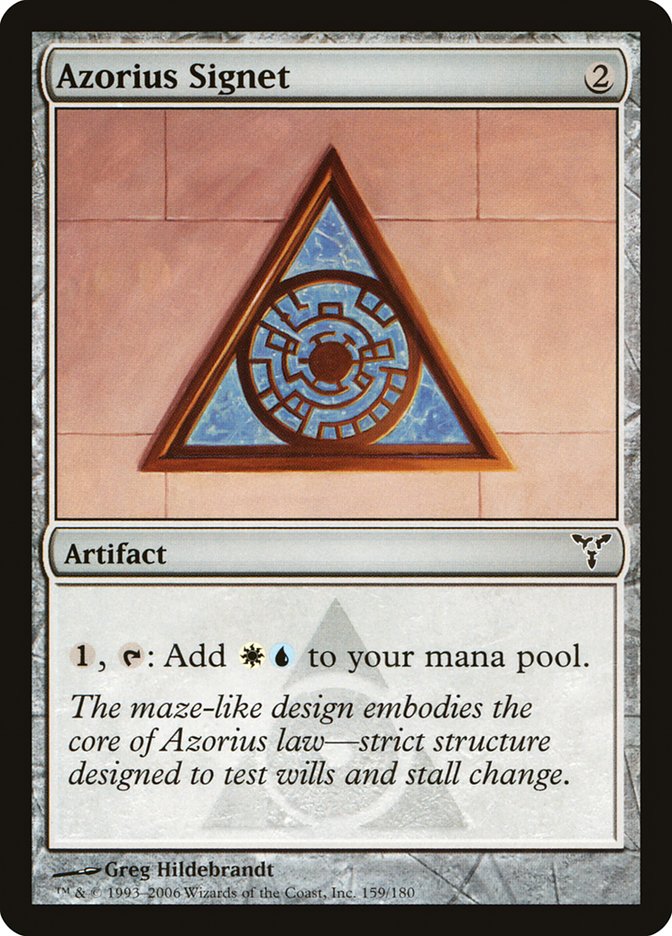 Azorius Signet - (Foil): Dissension