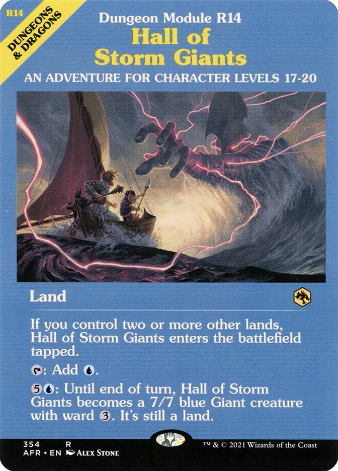 Hall of Storm Giants (Showcase) - (Foil): Adventures in the Forgotten Realms