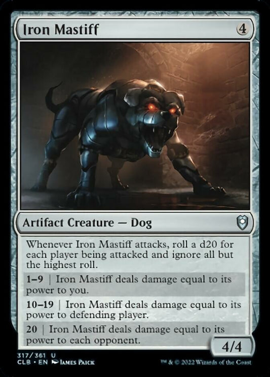 Iron Mastiff - (Foil): Commander Legends: Battle for Baldur's Gate