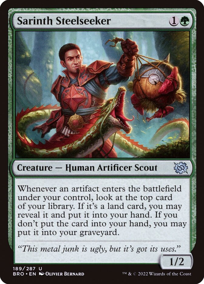 Sarinth Steelseeker - (Foil): The Brothers' War