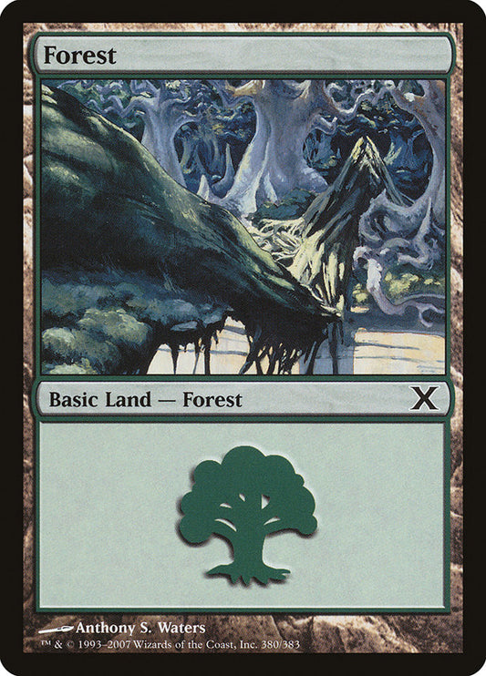Forest (#380) - (Foil): Tenth Edition
