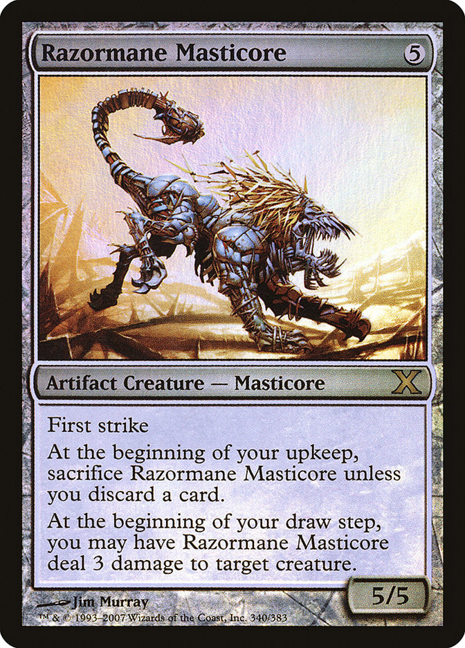 Razormane Masticore - (Foil): Tenth Edition
