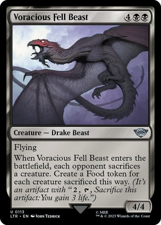 Voracious Fell Beast - (Foil): The Lord of the Rings: Tales of Middle-earth