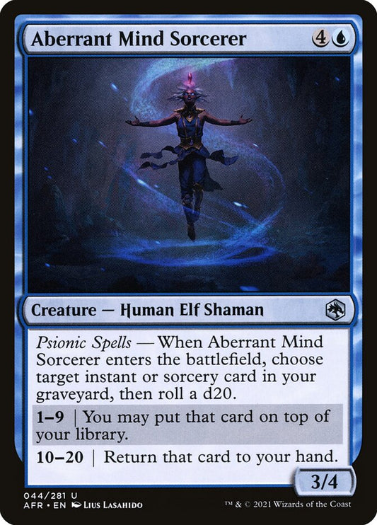 Aberrant Mind Sorcerer - (Foil): Adventures in the Forgotten Realms
