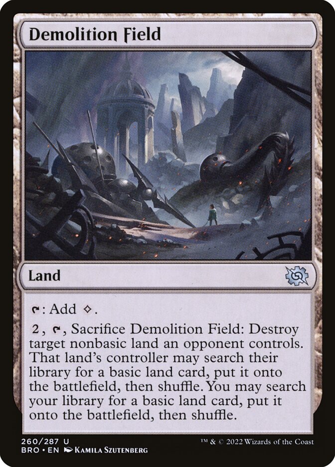 Demolition Field - (Foil): The Brothers' War