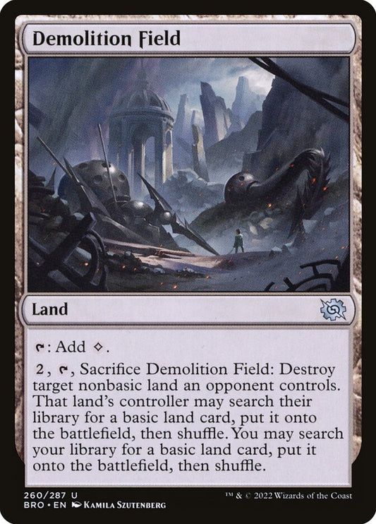 Demolition Field - (Foil): The Brothers' War