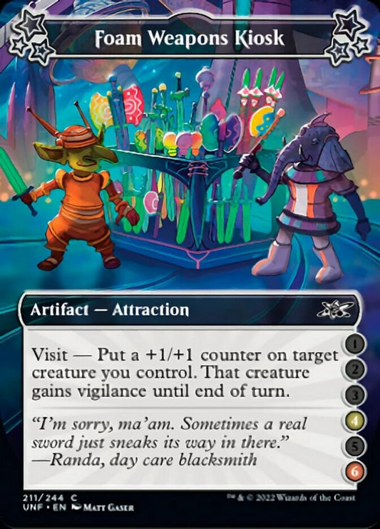 Foam Weapons Kiosk (4/6) - (Foil): Unfinity